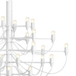 Angers Nantes Cholet Saumur Paris Bordeaux Le Mans Tours Rennes Poitiers Niort Icones Flos suspension 2097 30 blanc Mat sarfatti 0