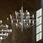 Angers Nantes Cholet Saumur Paris Bordeaux Le Mans Tours Rennes Poitiers Niort Icones Flos suspension 2097 30 blanc Mat sarfatti 00