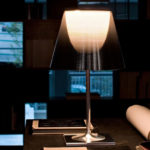 Angers Nantes Cholet Saumur Paris Bordeaux Le Mans Tours Rennes poitiers  Icones Flos K Tribe T 1 Philippe Starck Transparent Chrome lampe de table