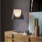 Angers Nantes Cholet Saumur Paris Bordeaux Le Mans Tours Rennes poitiers  Icones Flos K Tribe T 1 Philippe Starck Transparent Chrome lampe de table 1