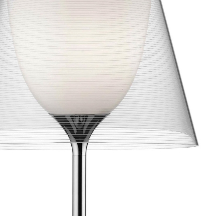 Angers Nantes Cholet Saumur Paris Bordeaux Le Mans Tours Rennes poitiers  Icones Flos K Tribe T 1 Philippe Starck Transparent Chrome lampe de table 3