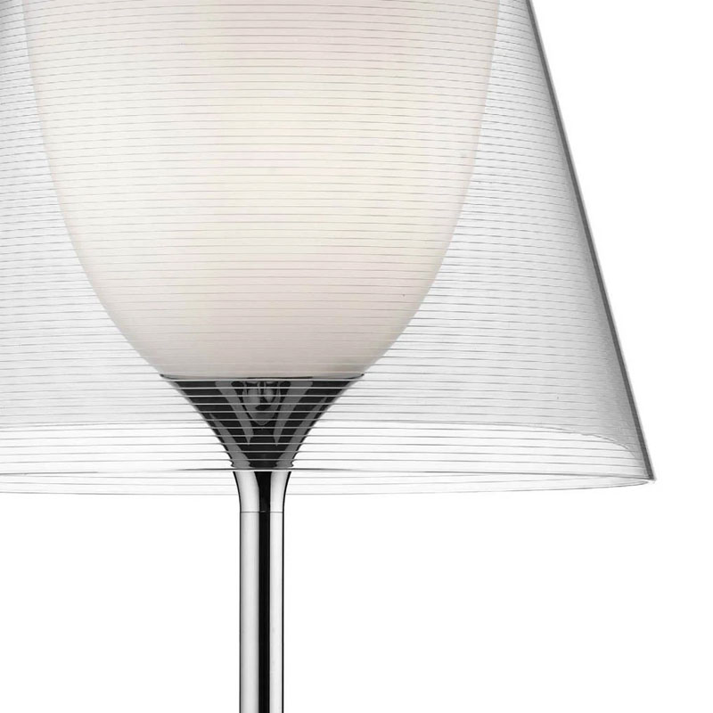 Angers Nantes Cholet Saumur Paris Bordeaux Le Mans Tours Rennes poitiers  Icones Flos K Tribe T 1 Philippe Starck Transparent Chrome lampe de table 3