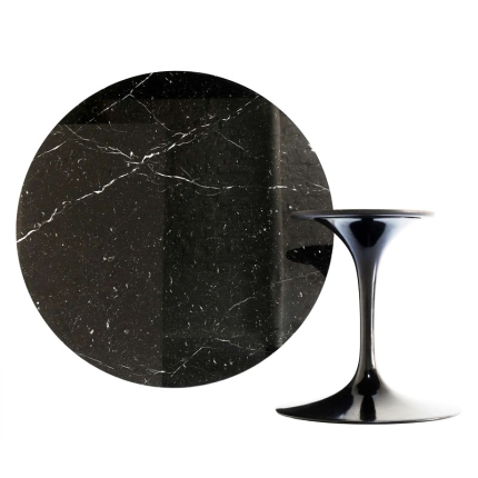 Angers Nantes Cholet Saumur Paris Bordeaux le Mans orleans Tours poitiers niort Icones table de repas Saarinen Knoll Marquina noir