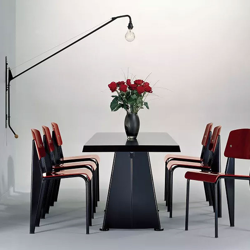 Angers Nantes Cholet Saumur bordeaux paris laval poitiers niort le mans Tours Orleans Icones Jean Prouve Vitra applique avec prise potence noir 6