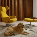 Angers Nantes Cholet Saumur bordeaux paris le mans poitiers laval Icones Antonio Citterio Grand Repos aluminium tissu cuir Fauteuil 7