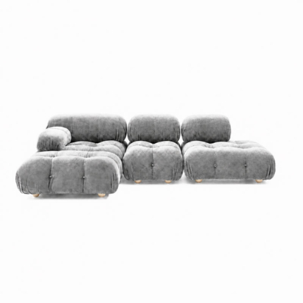 Angers Nantes Paris Bordeaux Rennes Nice Tours Icônes Canapé Camaleonda Gris Velour Belini B&B Italia 1