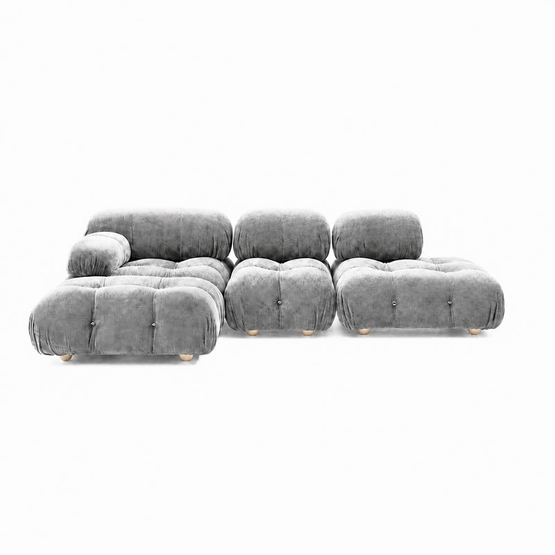 Angers Nantes Paris Bordeaux Rennes Nice Tours Icônes Canapé Camaleonda Gris Velour Belini B&B Italia 1