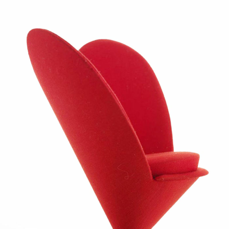 Vitra Fauteuil Heart Cone Rouge Coeur tonus Verner Panton Icônes Angers Nantes Paris Bordeaux Nice Tours Orleans Nice Mans Rennes Lyon 4