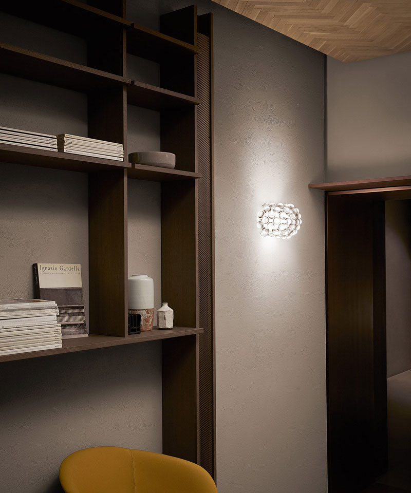 Angers Nantes Cholet Saumur Icones Foscarini applique Caboche luminaire crital transparent Patricia Urquiola 2