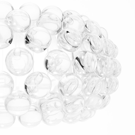 Angers Nantes Cholet Saumur Icones Foscarini applique Caboche luminaire crital transparent Patricia Urquiola 40