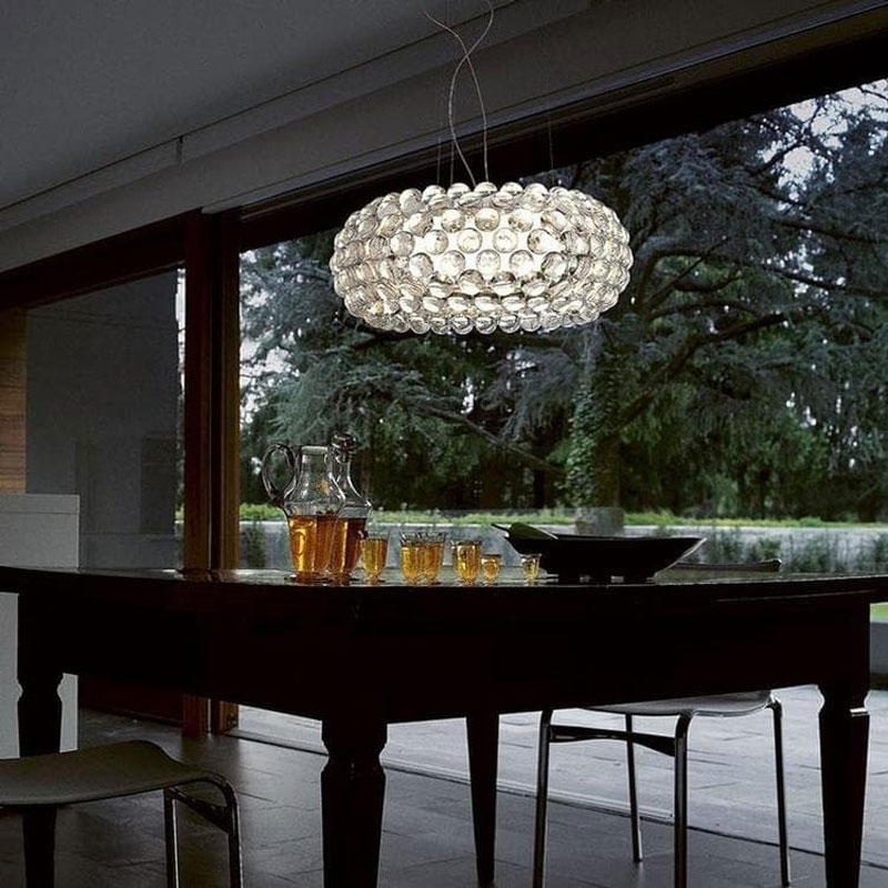 Angers Nantes Cholet Saumur Icones Foscarini suspension Caboche luminaire crital transparent Patricia Urquiola 4