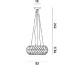 Angers Nantes Cholet Saumur Icones Foscarini suspension Caboche luminaire crital transparent Patricia Urquiola 6