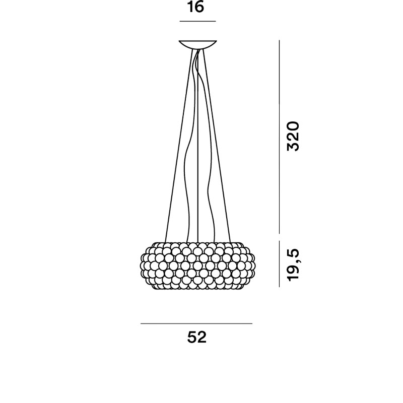 Angers Nantes Cholet Saumur Icones Foscarini suspension Caboche luminaire crital transparent Patricia Urquiola 6