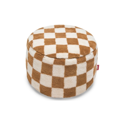 Angers Nantes Cholet Saumur Icones Fatboy Point Teddy mobilier indoor Almond creme damier 0