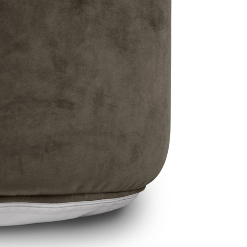 Angers Nantes Cholet Saumur Icones Fatboy Point Velvet mobilier indoor velour Taupe 3