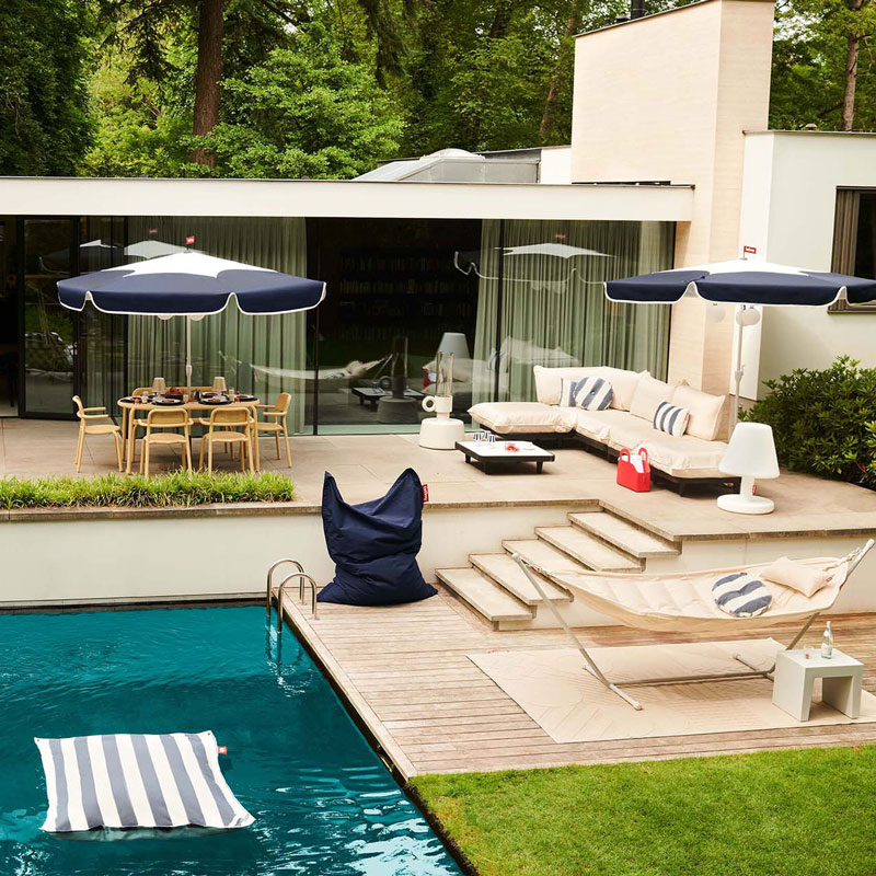 Angers Nantes Cholet Saumur Icones Fatboy Pouf Original Stonewash mobilier exterieur Outdoor Dark Océan Jukka Setälä 3