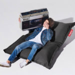 Angers Nantes Cholet Saumur Icones Fatboy Pouf Original Stonewash mobilier exterieur Outdoor Rock Grey Jukka Setälä 0