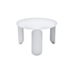 Angers Nantes Cholet Saumur Icones Fermob Bebop 60 table basse gueridon Outdoor mobilier exterieur Blanc Coton Tristan Lohner 0