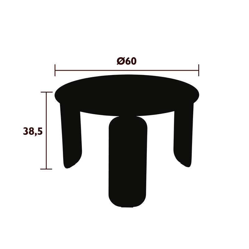 Angers Nantes Cholet Saumur Icones Fermob Bebop 60 table basse gueridon Outdoor mobilier exterieur Blanc Coton Tristan Lohner5