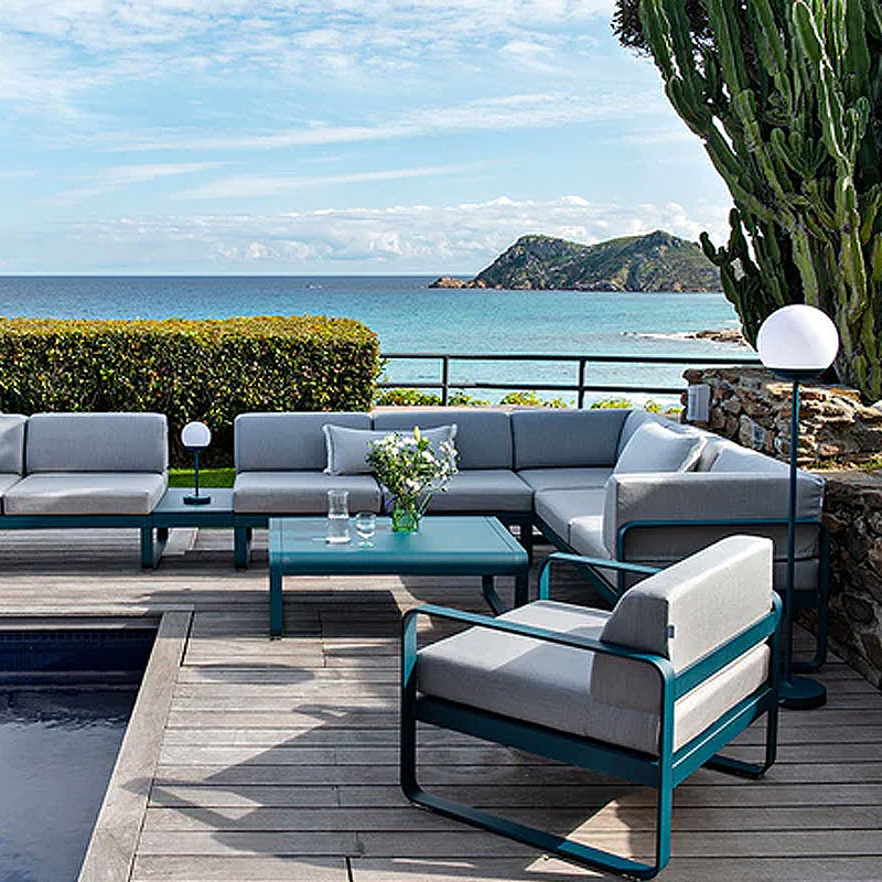 Angers Nantes Cholet Saumur Icones Fermob Canapé Outdoor mobilier exterieur Bellevie acapulco Pagnon & Pelhaître 2 places 1