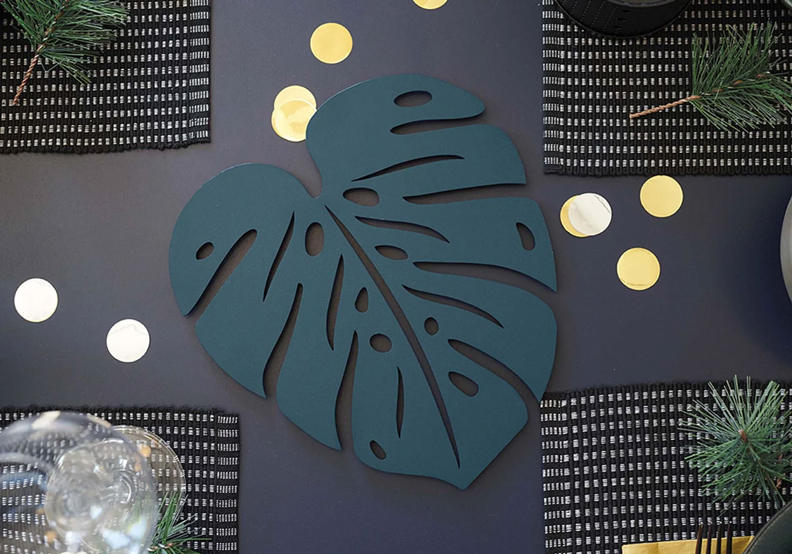 Angers Nantes Cholet Saumur Icones Fermob dessous de plat monstera bleu acapulco outdoor accesoire objet 5