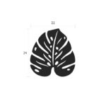 Angers Nantes Cholet Saumur Icones Fermob dessous de plat monstera cerise noir outdoor accesoire objet 7