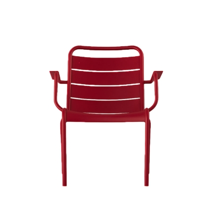 Angers Nantes Cholet Saumur Icones Fermob fauteuil bas Outdoor mobilier exterieur rouge piment Sofia frederic 20