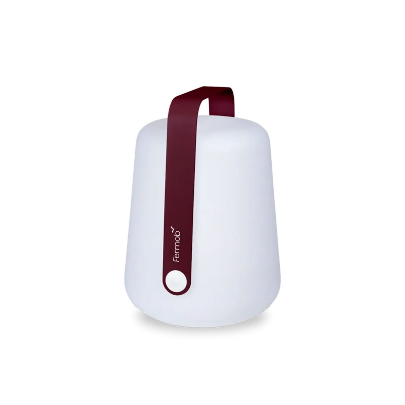 Angers Nantes Cholet Saumur Icones Fermob lampe Balad Batterie 25 outdoor cerise noir Tristan Lohner 1