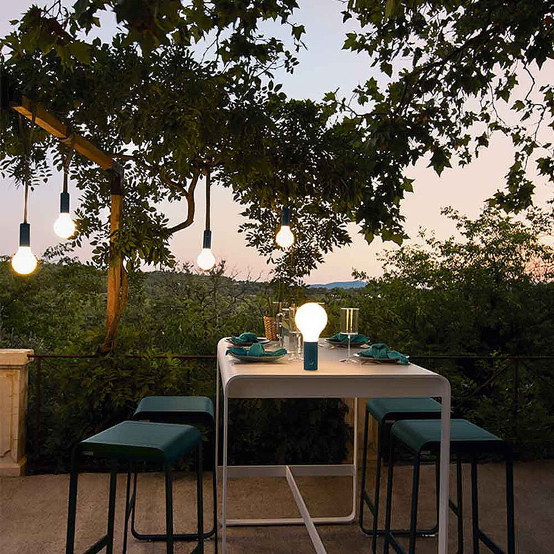 Angers Nantes Cholet Saumur Icones Fermob lampe batterie Aplo suspesnion luminaire oudoor acapulco Tristan Lohner 8