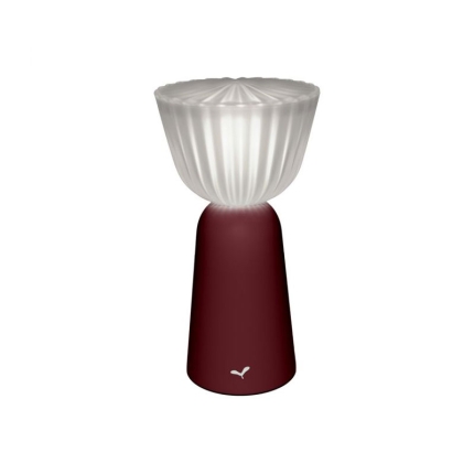 Angers Nantes Cholet Saumur Icones Fermob lampe batterie Swiing outdoor Cerise Tristan Lohner 
