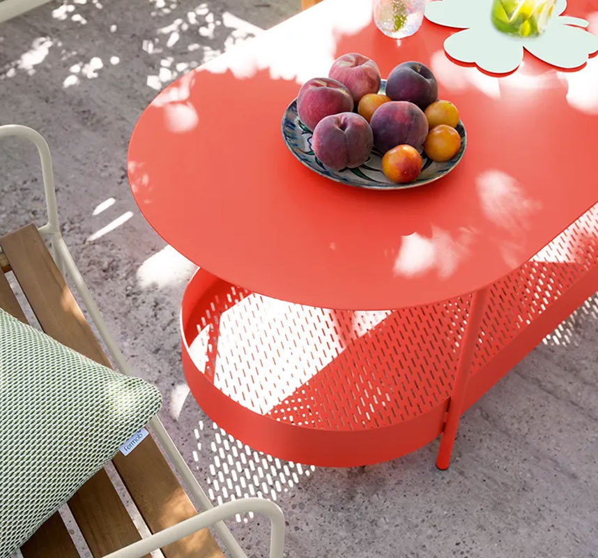 Angers Nantes Cholet Saumur Icones Fermob table basse Outdoor mobilier exterieur Salsa abyss 5