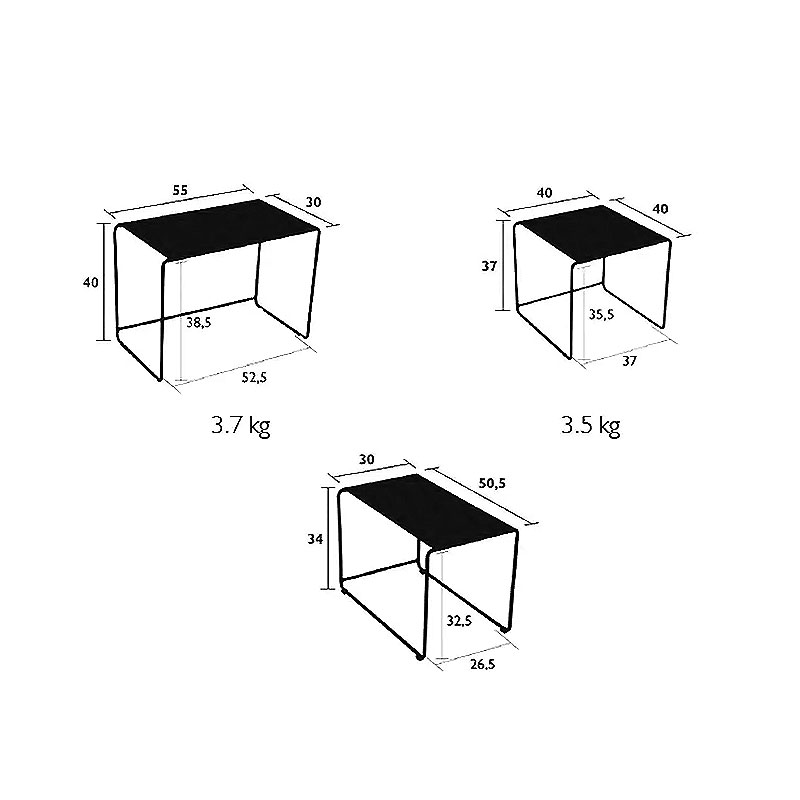 Angers Nantes Cholet Saumur Icones Fermob table basse gueridon gigogne Outdoor mobilier exterieur Oulala abysse acapouloco rouge 3