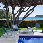 Angers Nantes Cholet Saumur Icones Fermob table basse roues Outdoor mobilier exterieur acapulco bleu Luxembour Frédéric Sofia 28