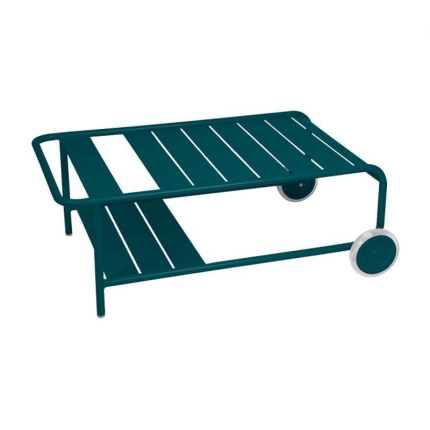 Angers Nantes Cholet Saumur Icones Fermob table basse roues Outdoor mobilier exterieur acapulco bleu Luxembour Frédéric Sofia 3