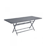 Angers Nantes Cholet Saumur Icones Fermob table de repas 190 Outdoor mobilier exterieur Carac tere gris orage Studiofermob