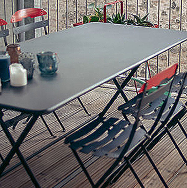 Angers Nantes Cholet Saumur Icones Fermob table de repas 190 Outdoor mobilier exterieur Carac tere gris orage Studiofermob 1