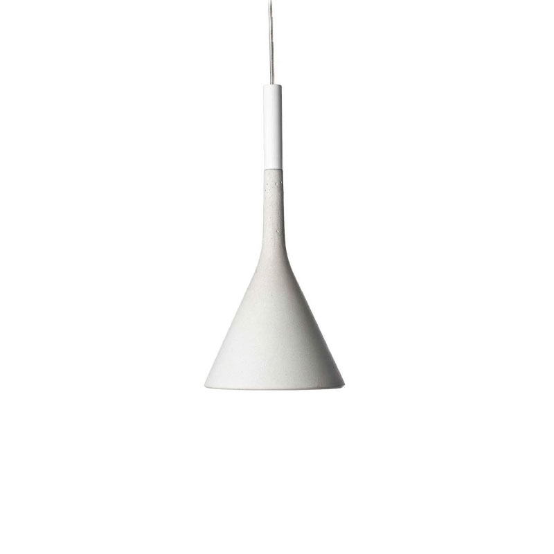 Angers Nantes Cholet Saumur Icones Foscarini Suspension Aplomb Blanc ciment Paolo LUCIDI & Luca PEVERE 2