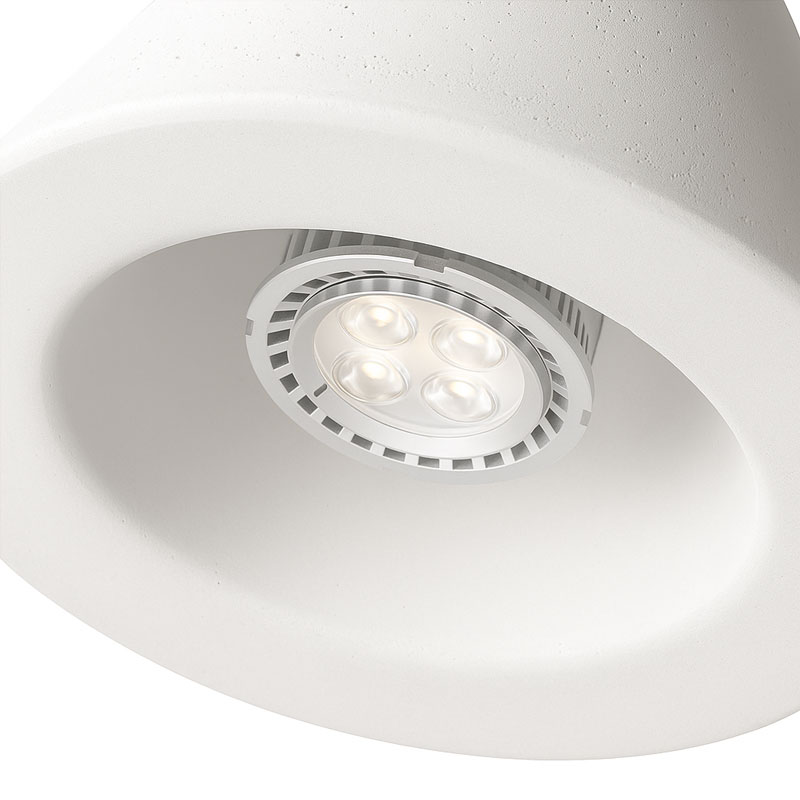 Angers Nantes Cholet Saumur Icones Foscarini Suspension Aplomb Blanc ciment Paolo LUCIDI & Luca PEVERE 23