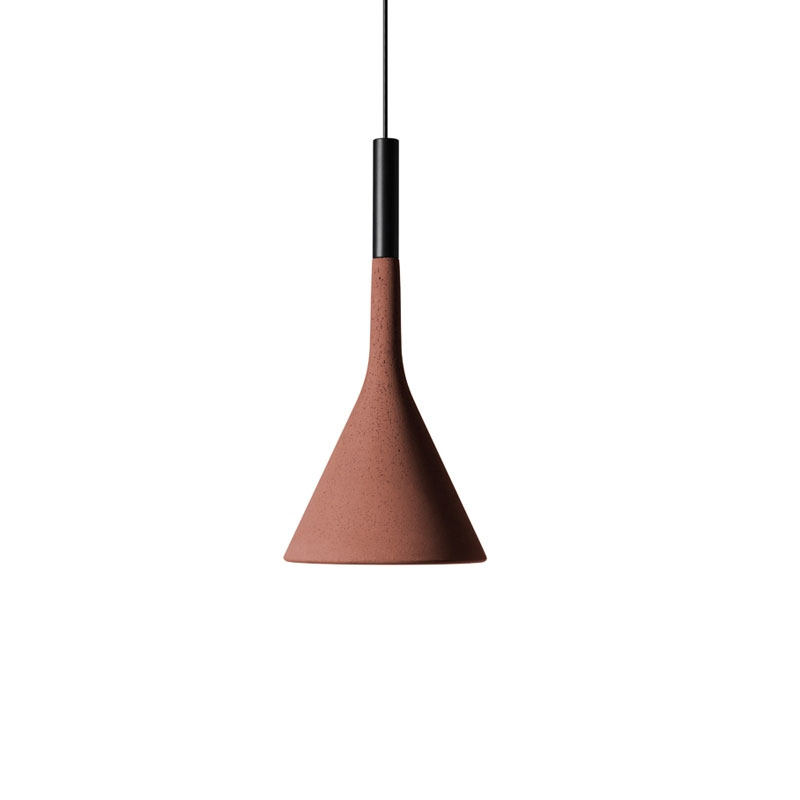 Angers Nantes Cholet Saumur Icones Foscarini Suspension Aplomb Rouge brique ciment Paolo LUCIDI & Luca PEVERE 8