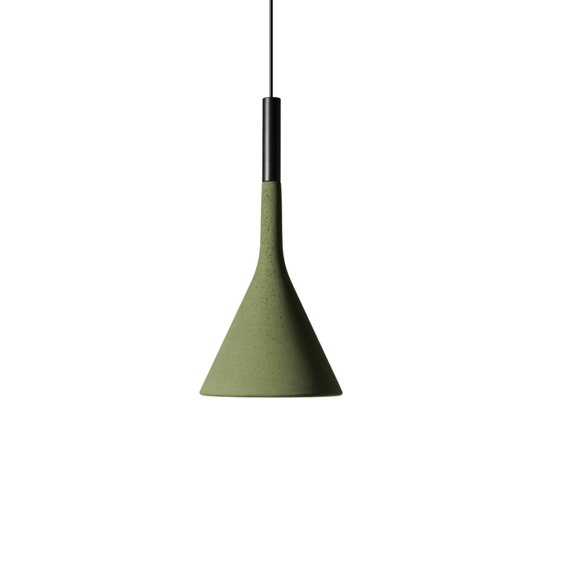 Angers Nantes Cholet Saumur Icones Foscarini Suspension Aplomb Vert Olive ciment Paolo LUCIDI & Luca PEVERE 5