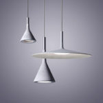 Angers Nantes Cholet Saumur Icones Foscarini Suspension Aplomb gris beton large Paolo LUCIDI & Luca PEVERE 9