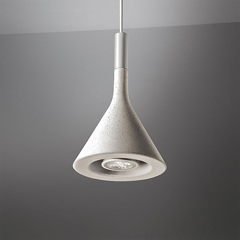 Angers Nantes Cholet Saumur Icones Foscarini Suspension Mini Aplomb ciment banc Paolo LUCIDI & Luca PEVERE 2