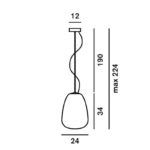 Angers Nantes Cholet Saumur Icones Foscarini Suspension Rituals 1 blanc verre Ludovica et Roberto Palomba 7