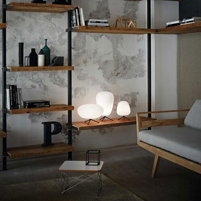 Angers Nantes Cholet Saumur Icones Foscarini lampe a poser Rituals 2 blanc verre Ludovica et Roberto Palomba 2