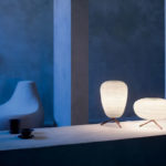 Angers Nantes Cholet Saumur Icones Foscarini lampe a poser Rituals 2 blanc verre Ludovica et Roberto Palomba 5