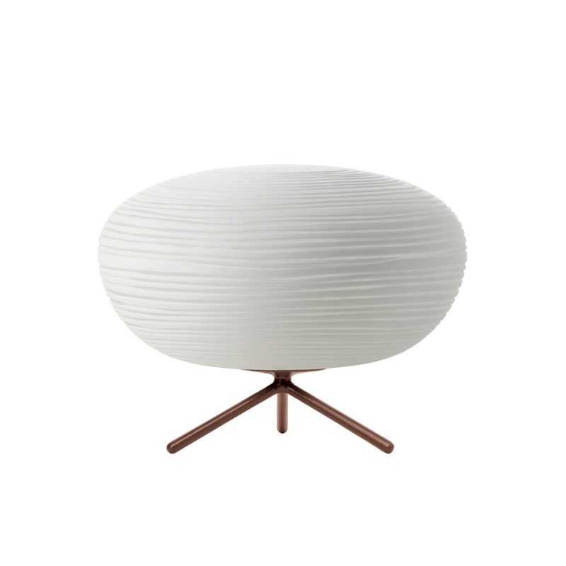 Angers Nantes Cholet Saumur Icones Foscarini lampe a poser Rituals 2 blanc verre Ludovica et Roberto Palomba 6