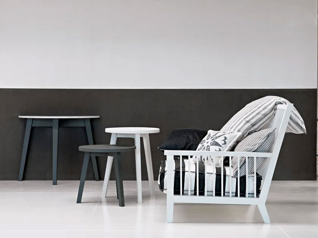 Angers Nantes Cholet Saumur Icones Gervasoni Gueridon Gray 42 Noyer bois Paola Navone 6