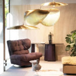 Angers Nantes Cholet Saumur Icones Gervasoni suspension luminaire Brass 96 Or Laiton Paola Navone 6