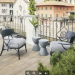 Angers Nantes Cholet Saumur Icones Kartell Fauteuil A.I outdoor Blanc Mat blanc Marine Bleu mat blanc Philippe Starck 5