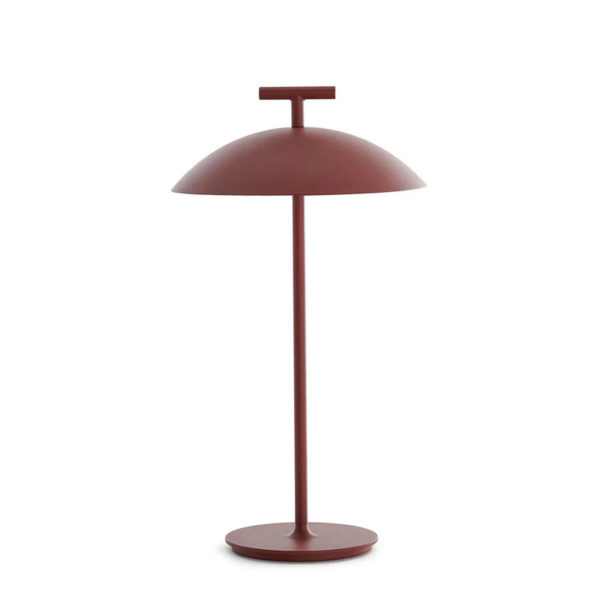 Angers Nantes Cholet Saumur Icones Kartell Lampe a poser Batterie Geen A Rouge Brique Ferruccio Laviani